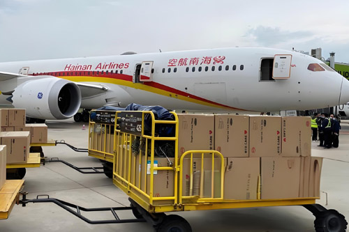 Cargo transported by charter flight to Aksu